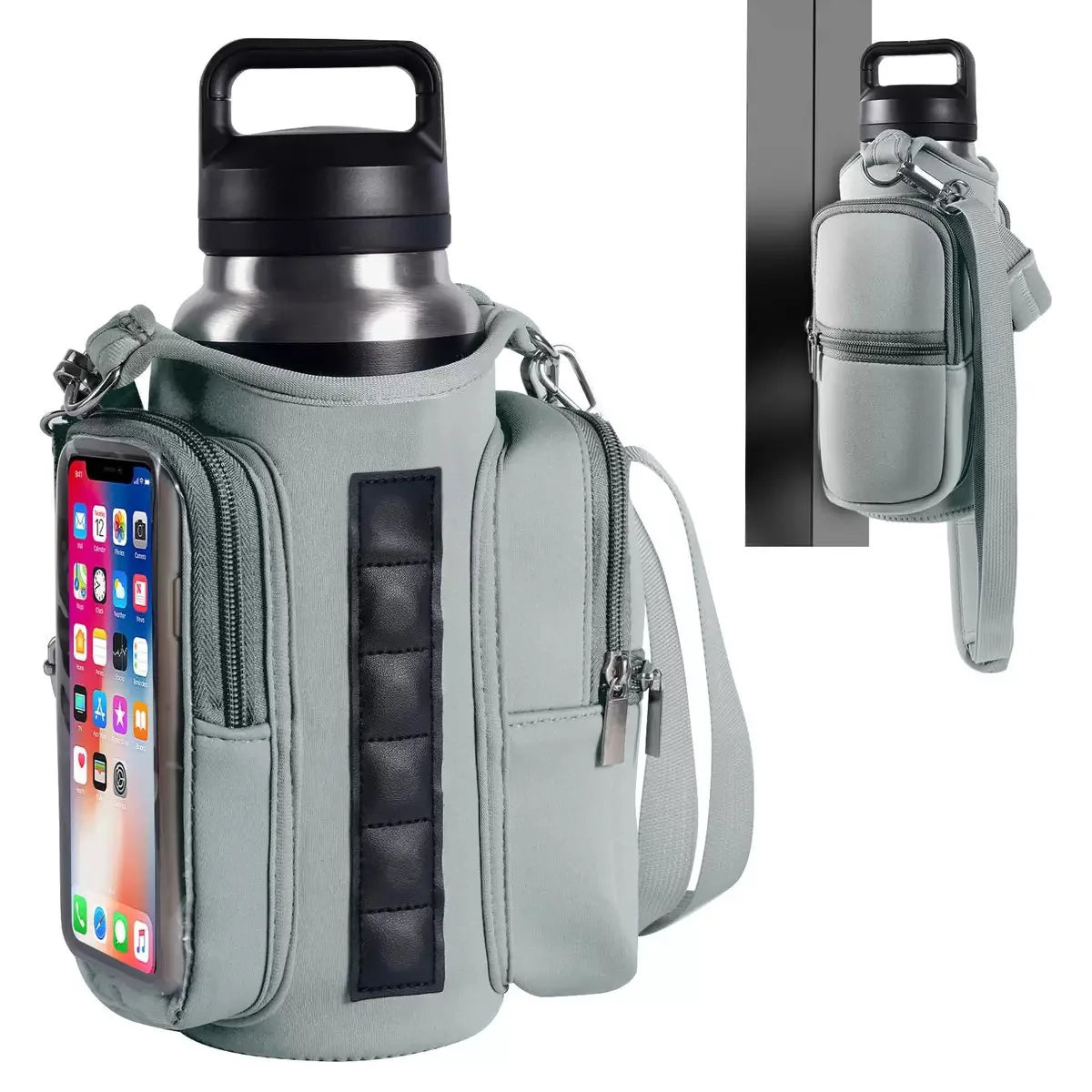 Magnetic Bottle & Phone Holder Bag