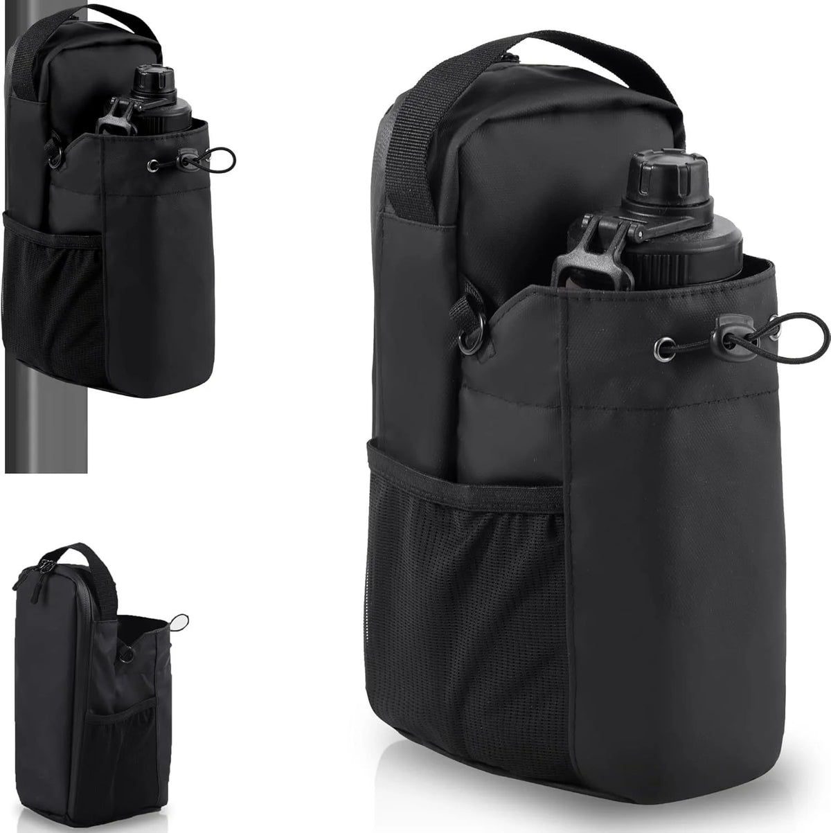 Magnetic Gym Bag for Phone & Water Bottle