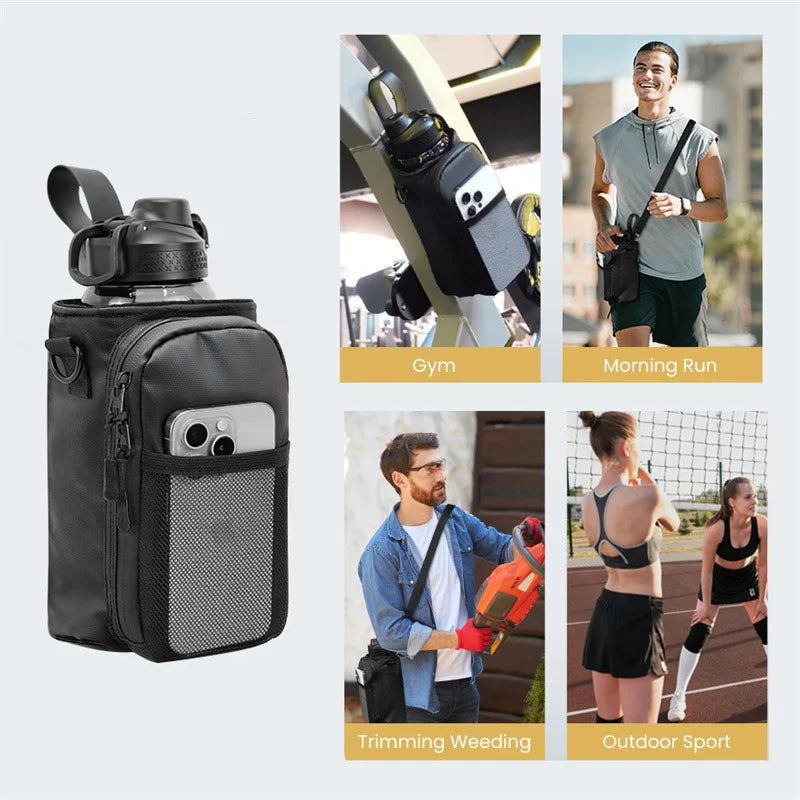 Magnetic Water Bottle & Phone Holder